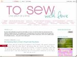 To Sew With Love