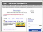 Promo Fares Blog- Cebu Pacific, AirPhil Express, ZestAir