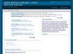 FREE MOVIE LIBRARY | FREE MOVIES ONLINE