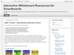 Interactive Whiteboard Resources for Smartboards